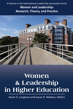 book. cover of Women & Leadership in Higher Education