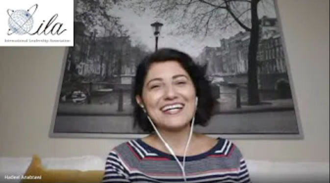 Screenshot of video of Hadeel Anabtawi