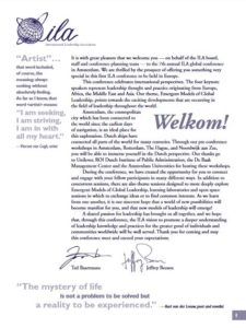 Amsterdam Program Cover