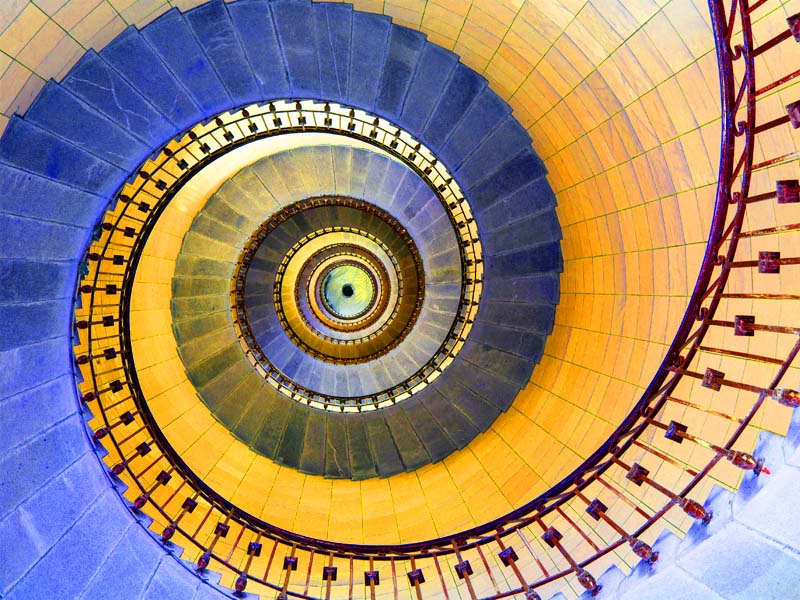 Image of a spiral staircase