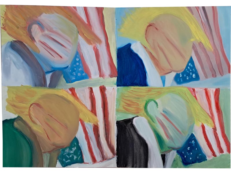 Pop art depicting assassination attempt on former President Trump. CC0 Image from Deviant Art. Artist Credit: Olipaintfr