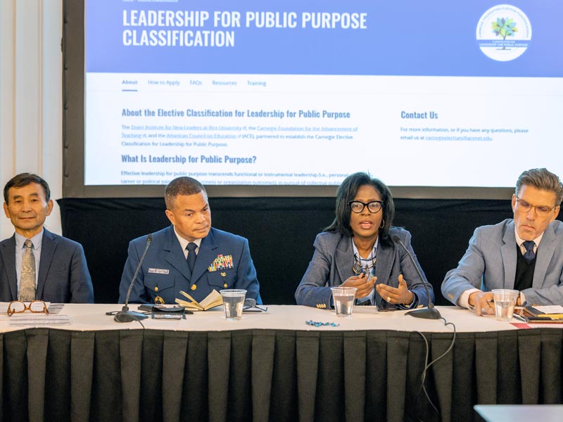 Leadership for Public Purpose Classification Panel at ILA Chicago