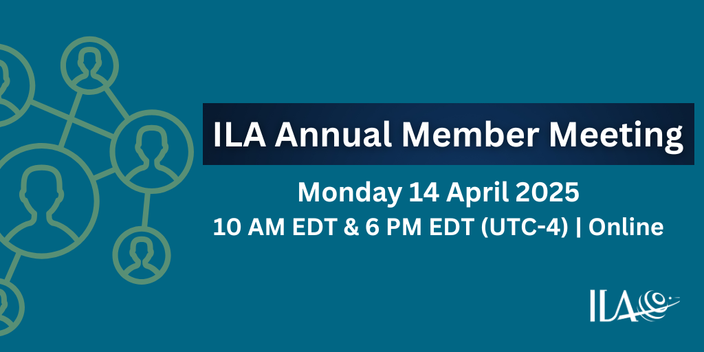 ILA Annual Member Meeting Banner