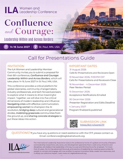 Image of the Front Page of the CFP.